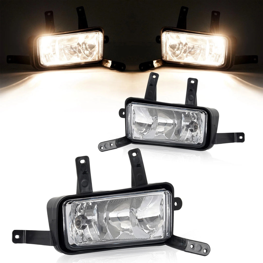 Bumper Fog Lights for GMC Yukon XL Suburban (2015–2020) with Bulbs