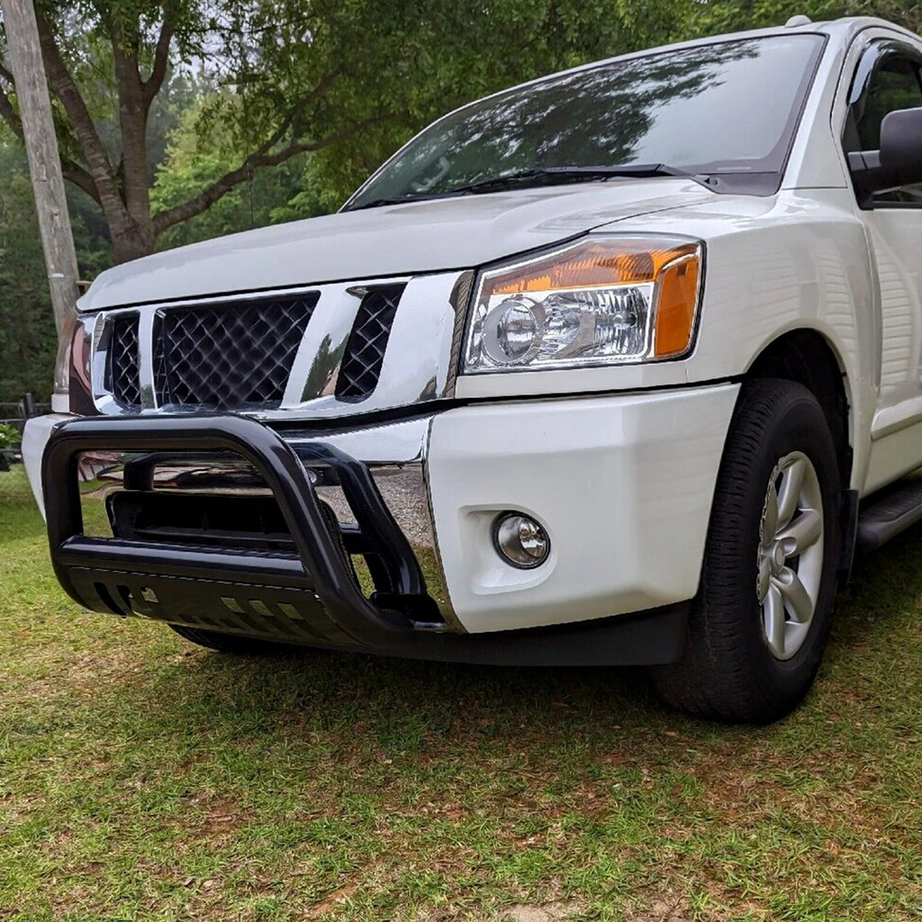 Bull Bar for Nissan Titan/Armada (2004–2015) Black Push Bumper Grille Guard