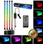 2X RGB LED Strip Lights for Car Interior (Universal Fit)