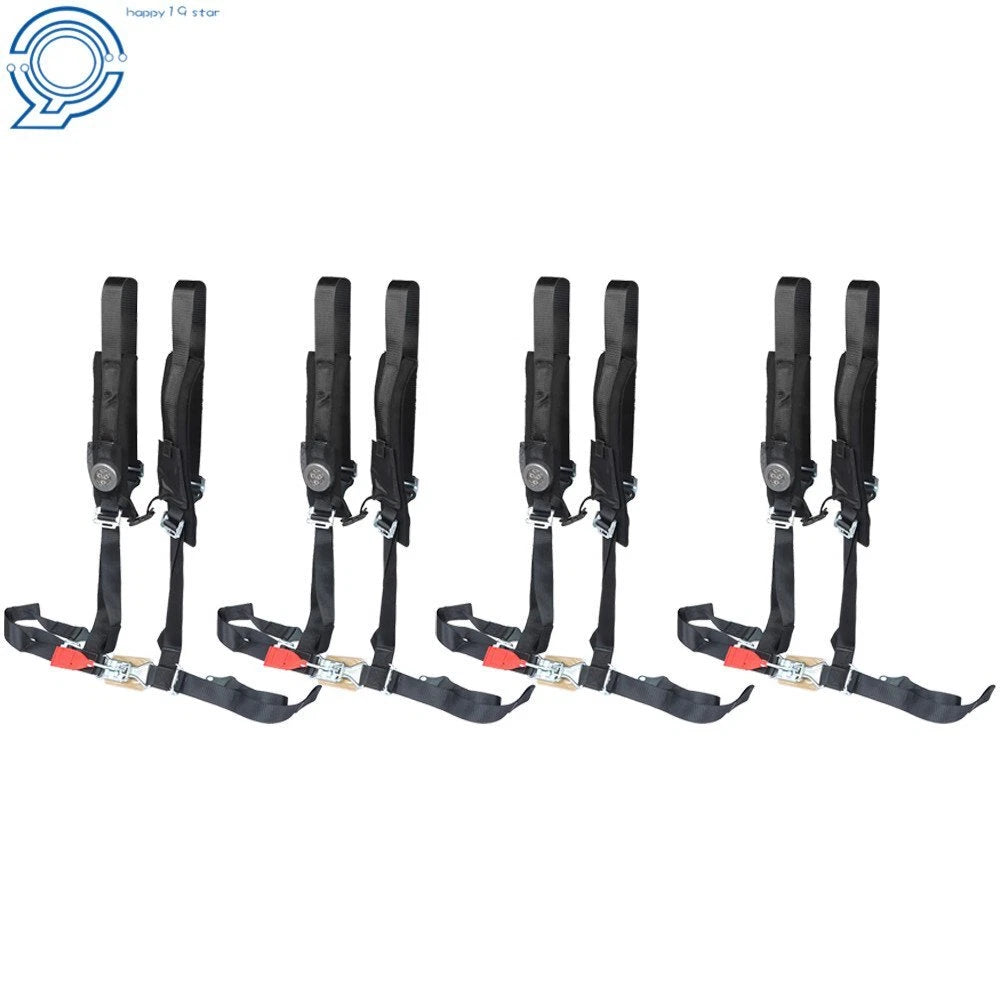 Set of 4 Padded 2" Seat Belt Harness for Polaris RZR XP S 4 1000 (2014–2023)