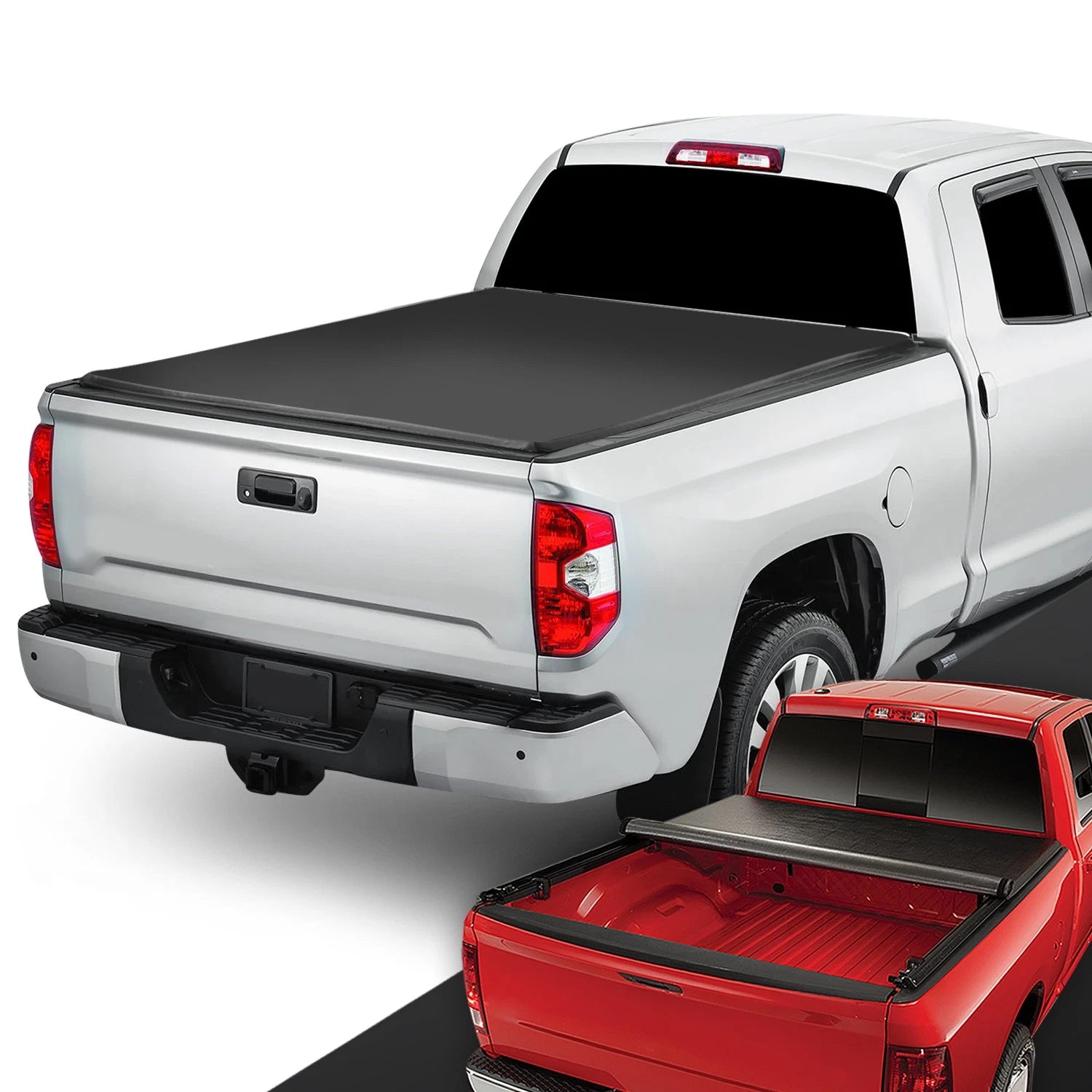 Vinyl Soft Roll Up Tonneau Cover for Toyota Tundra (2007–2021)