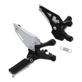 Front Driver Foot Pegs Pedals Bracket for Kawasaki Z900 (2017–2024) Black