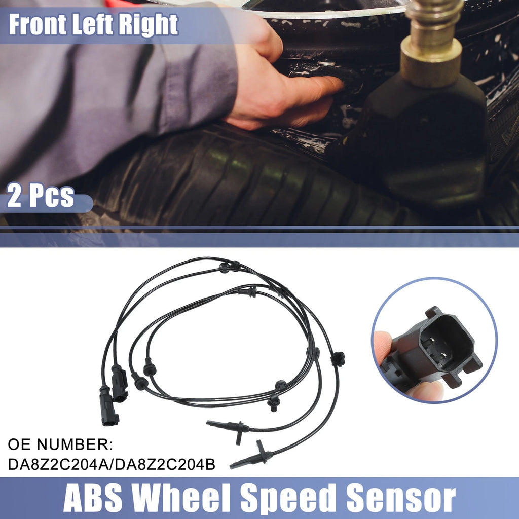2X Front ABS Sensor No.DA8Z2C204A/DA8Z2C204B for Ford Explorer 