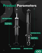 Front and Rear Shocks Struts for Ford Explorer (2002–2003)
