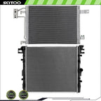 Radiator and A/C Condenser Kit for Jeep Wrangler (2007–2011)