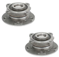 Set of 2 Moog Front Wheel Bearing & Hub Kit for BMW E60 E63 E64 (2001–2010)