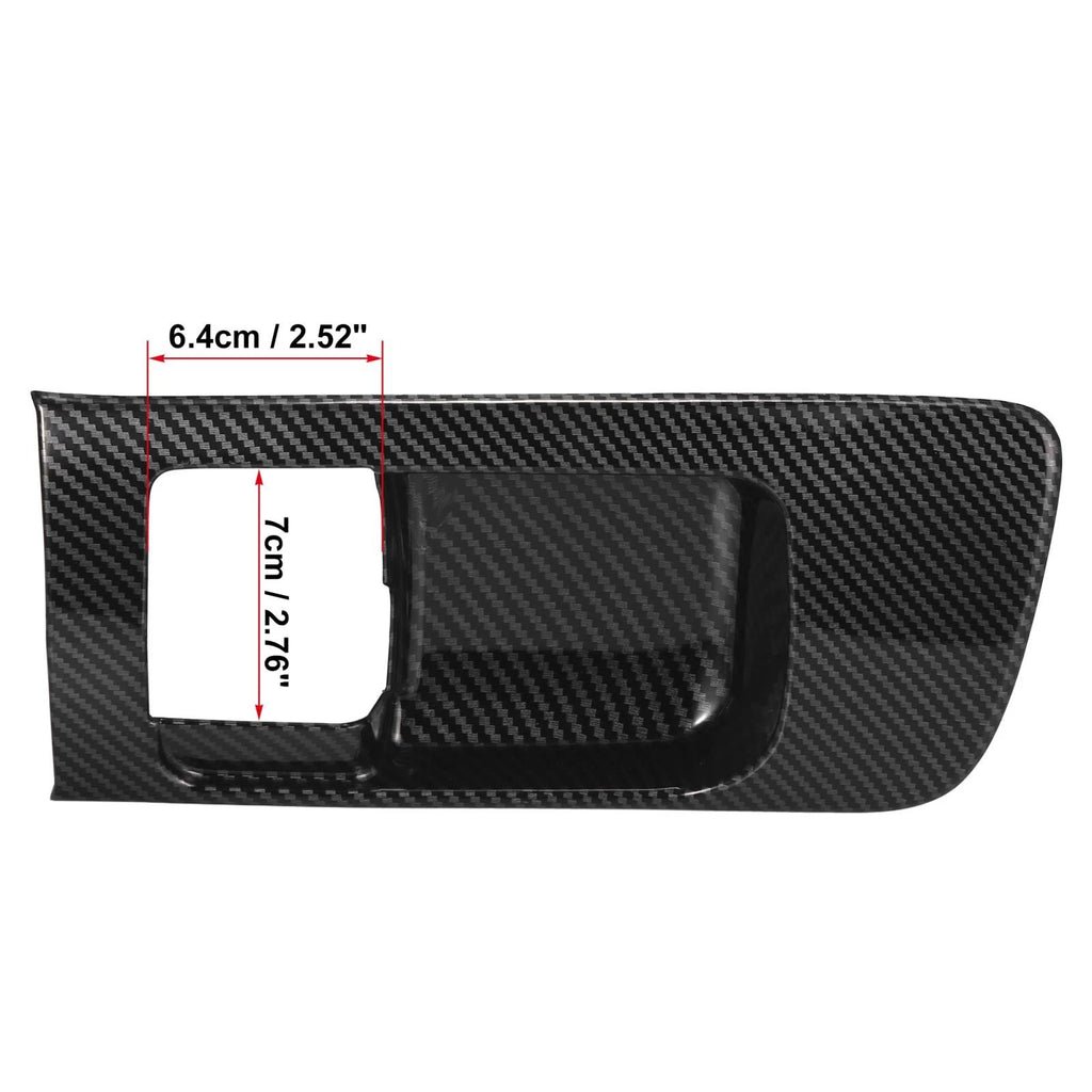Carbon Fiber Front Door Handle Bowl Cover Trims for Toyota Tundra (2014–2021)