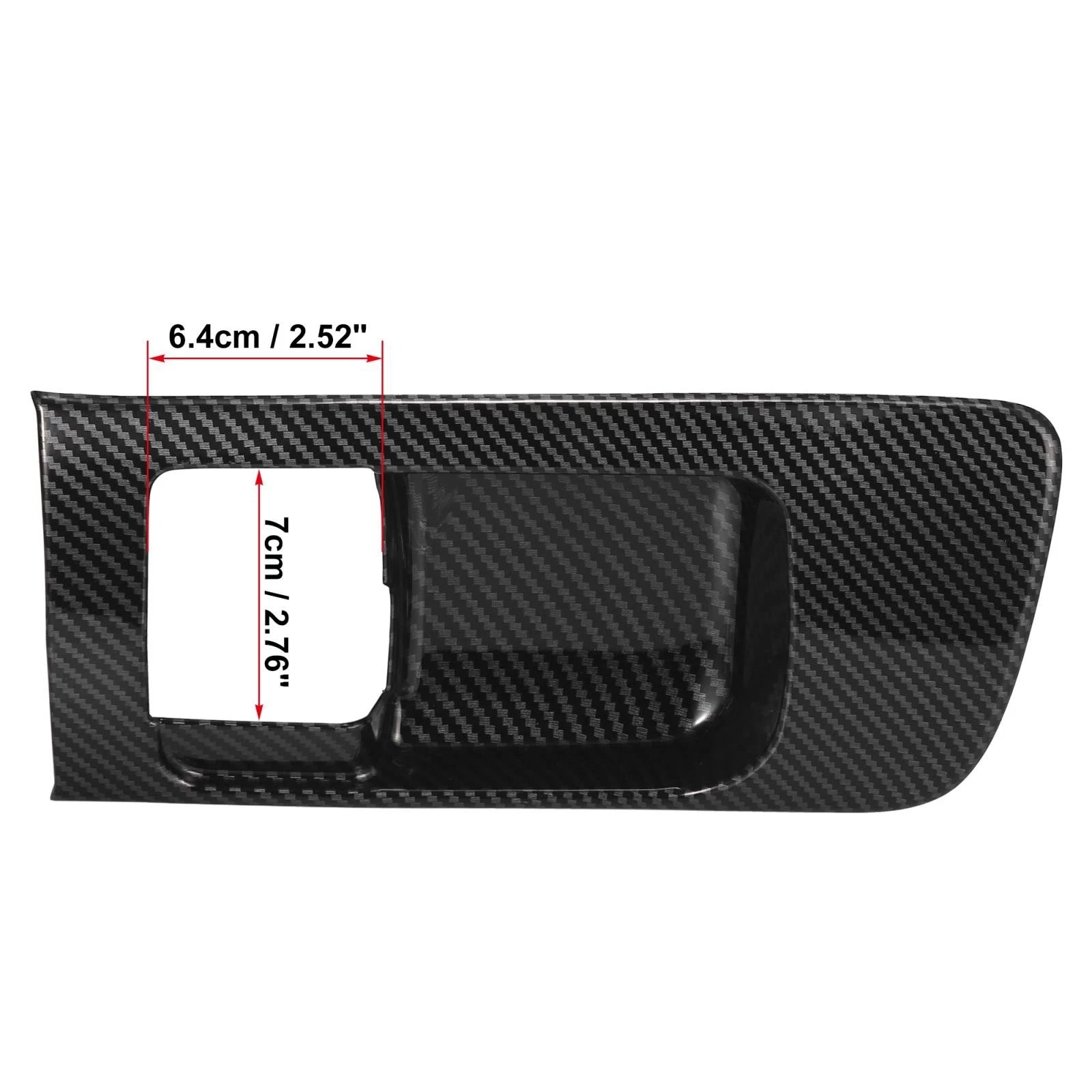 Carbon Fiber Front Door Handle Bowl Cover Trims for Toyota Tundra (2014–2021)