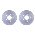 Set of 2 Rear Solid 245mm Disc Brake Rotors for Audi A4 Coupe Quattro