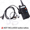 Covert Acoustic Tube Earpiece Headset Mic for Baofeng Kenwood UV-5R (2010–2023)