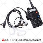 Covert Acoustic Tube Earpiece Headset Mic for Baofeng Kenwood UV-5R (2010–2023)