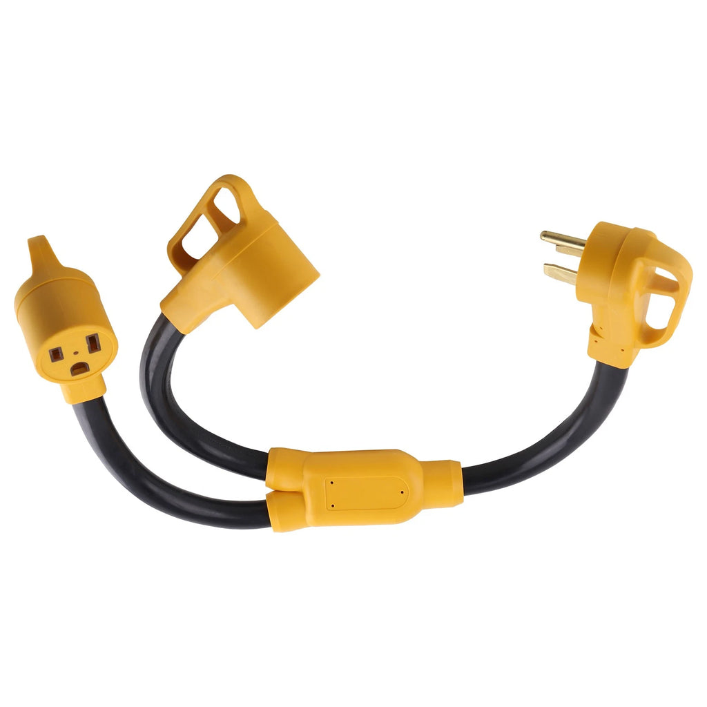 6 Awg Nema 6-50p Y Splitter for RV Dryer (3 Feet, 12500 Watts)