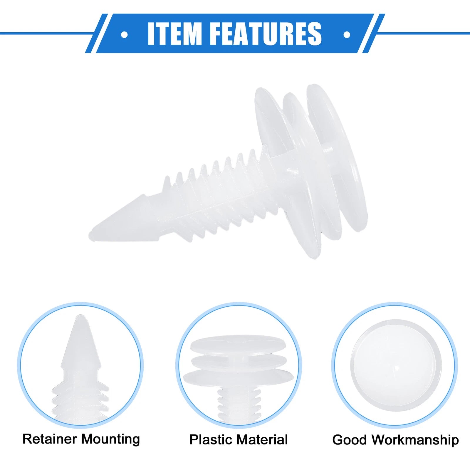 10Pcs Door Trim Panel Retainer Clip Fastener for Buick 