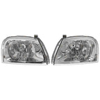 Headlights Pair LH+RH for Mitsubishi Triton Ute GLS (2004-2006)