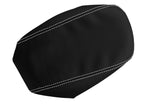 Leather Console Lid Armrest Cover for Chrysler 200 (2011–2014) White Stitch