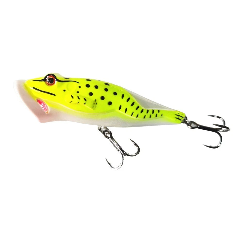 Frog Lure 8cm 12.5g Hollow Body Soft Bait for Bass Fishing
