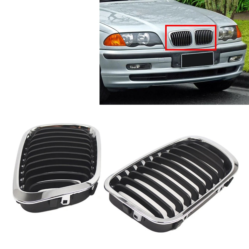 Front Bumper Kidney Grille for BMW 3 Series E46 (1998–2001)