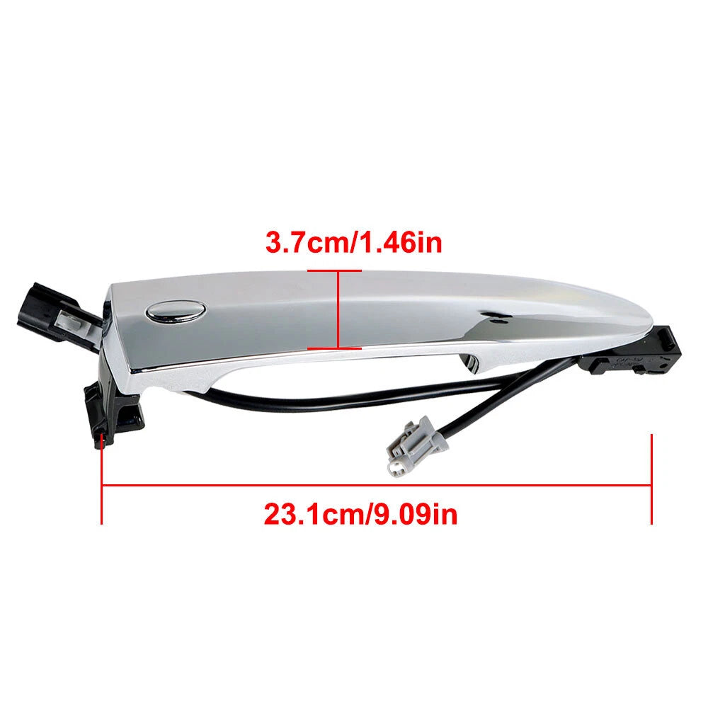 Chrome Exterior Door Handle for Nissan Sentra Maxima (2009–2014)