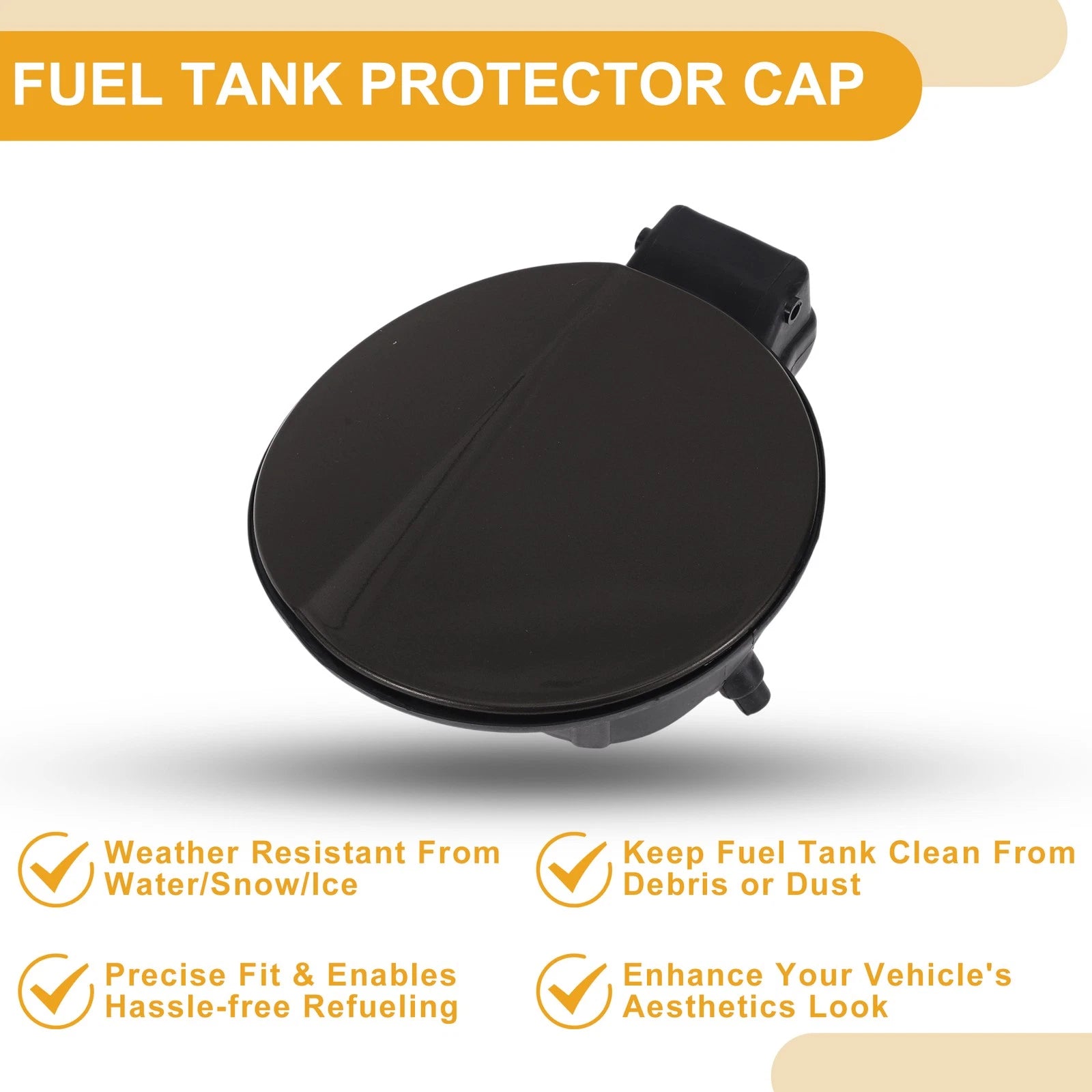 Fuel Tank Door Cap for Volkswagen Magotan (2011–2019) 3AD809857 Mocha Brown