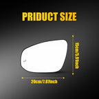Heated Blind Spot Driver Side Mirror Glass for Toyota RAV4 (2019–2021)