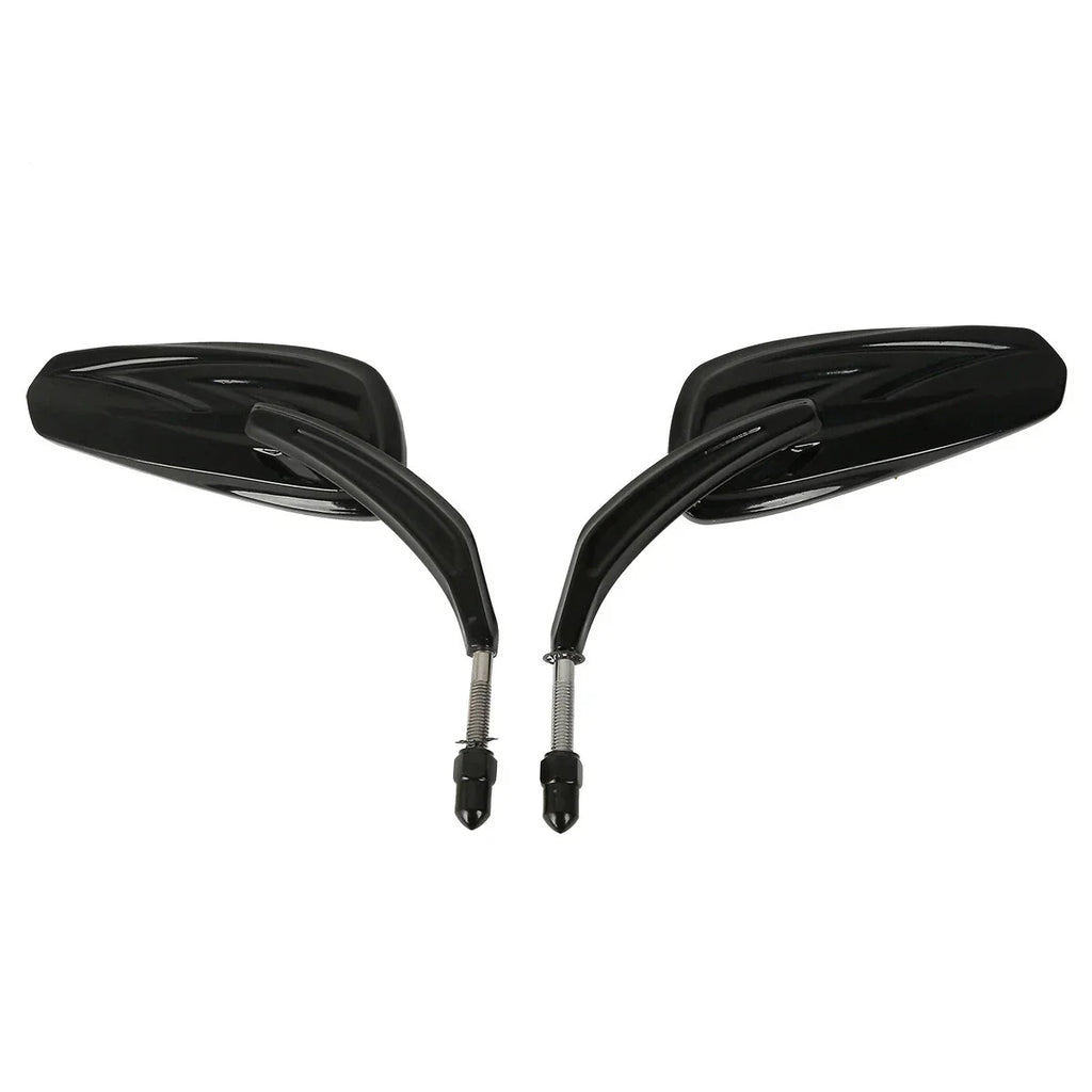 8mm Rear View Mirrors for Harley Sportster XL Softail Touring Models