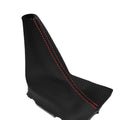 Manual Shift Boot for Ford Fiesta (2011–2019) - PVC Carbon Red Stitch