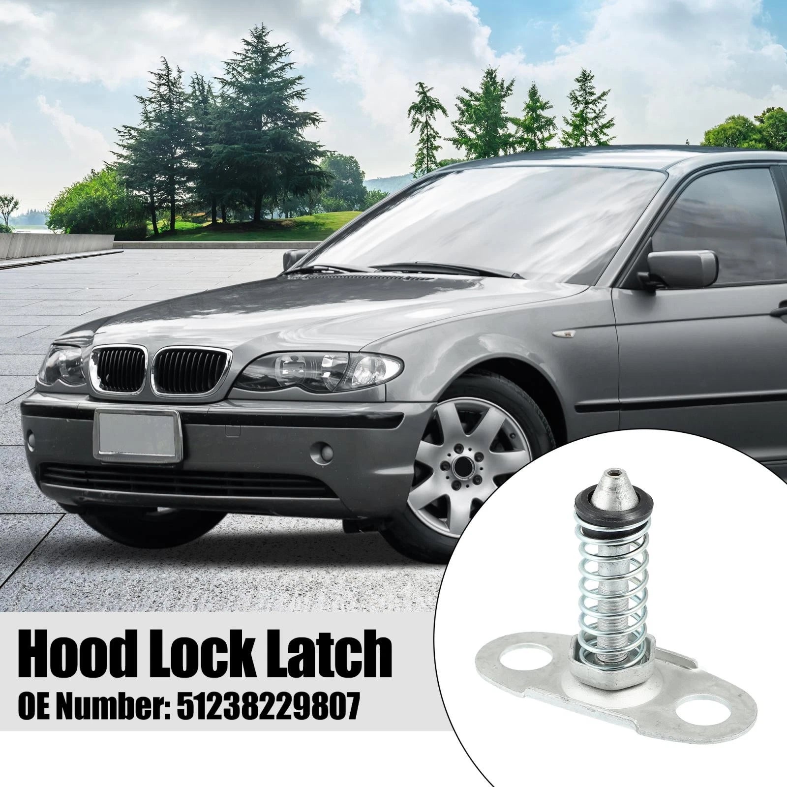 Hood Latch Lock 51238229807 for BMW E46 E52 E53 (1999–2006)