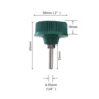 2 Inch Electric Drill Disc Brush Set of 3 - Emery Abrasive Bristle Disc