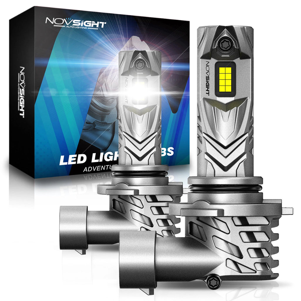 2X NOVSIGHT 9006 HB4 LED Headlight Bulb Kit for Low Beam (6500K)