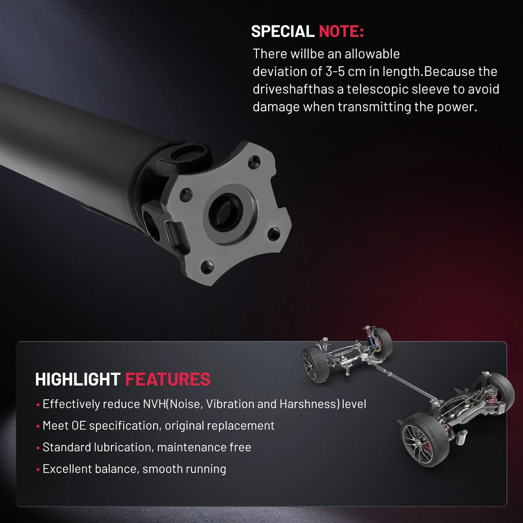 Drive Shaft Assembly for Dodge Ram 1500 (2002–2008) 4WD Rear 52105918AA
