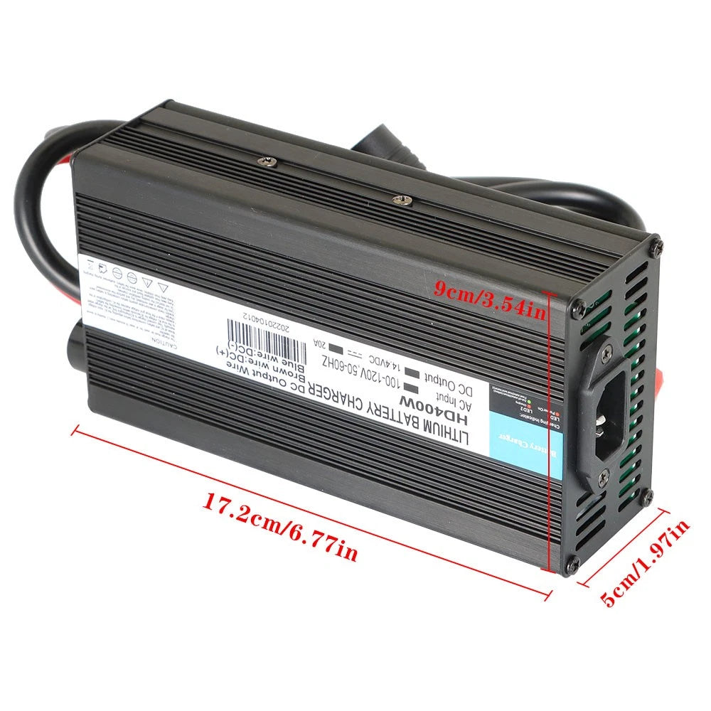 Intelligent Charger 14.4V 20A for Lithium Batteries (Rechargeable)