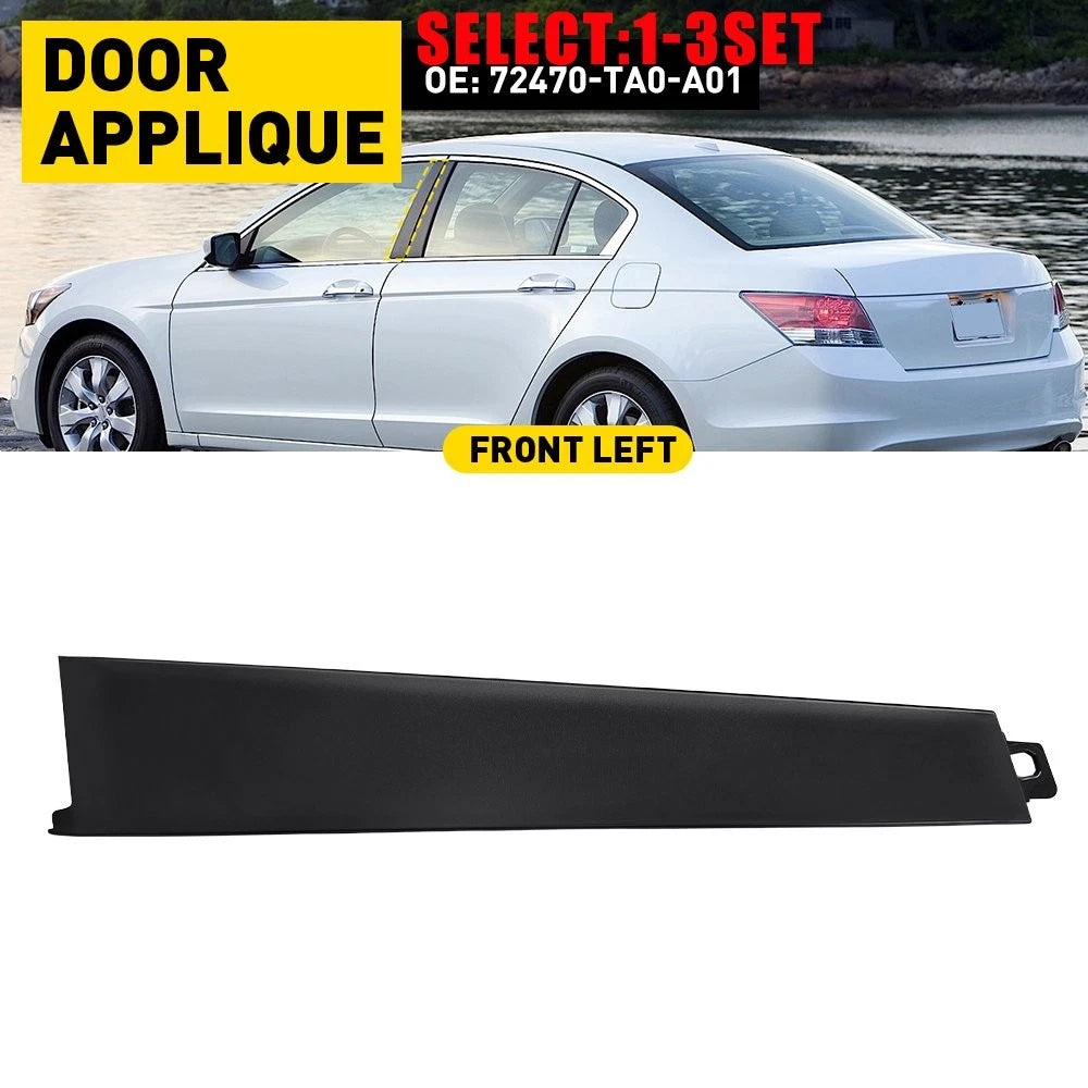 Front Left Door Pillar Molding 72470-TA0-A01 for Honda Accord (2008–2013)