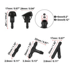 Windshield Washer Nozzles Kit for Hyundai Sonata (2002-2005)