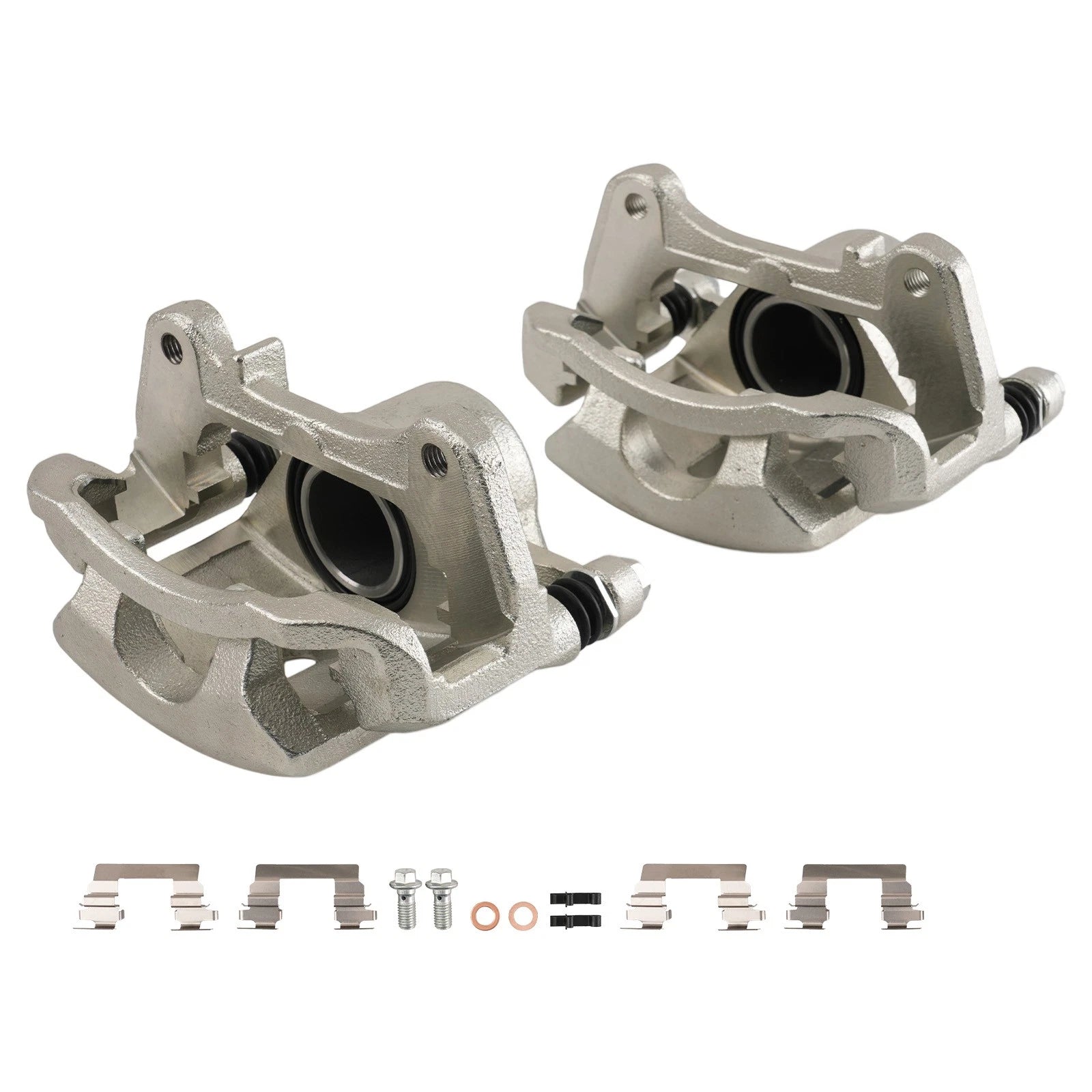 Front Disc Brake Calipers Set for Chevrolet Cobalt (2005–2010) w/Bracket