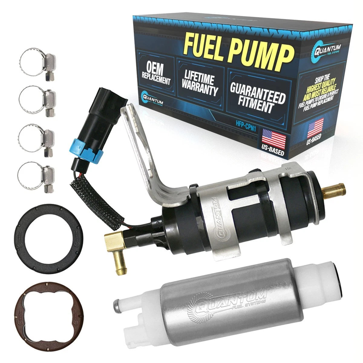 High Pressure + Lift Fuel Pumps for Mercury Marine Outboard (855427A1, 861156A1)