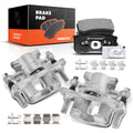 Rear Brake Calipers and Pads for Chrysler 200 Dodge Jeep (2011–2017)