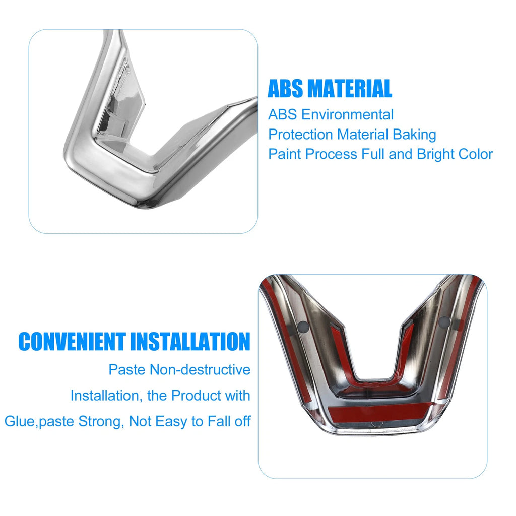 Steering Wheel Cover Trim for Nissan Altima (2019–2022) - Silver Tone ABS