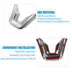 Steering Wheel Cover Trim for Nissan Altima (2019–2022) - Silver Tone ABS