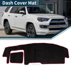 Dashboard Dash Cover Mat for Suzuki Spacia MK54S (2015–2021) Black Red Set of 1