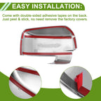 Set of 2 Side Mirror Cover Caps for Dodge (Electroplating Color)
