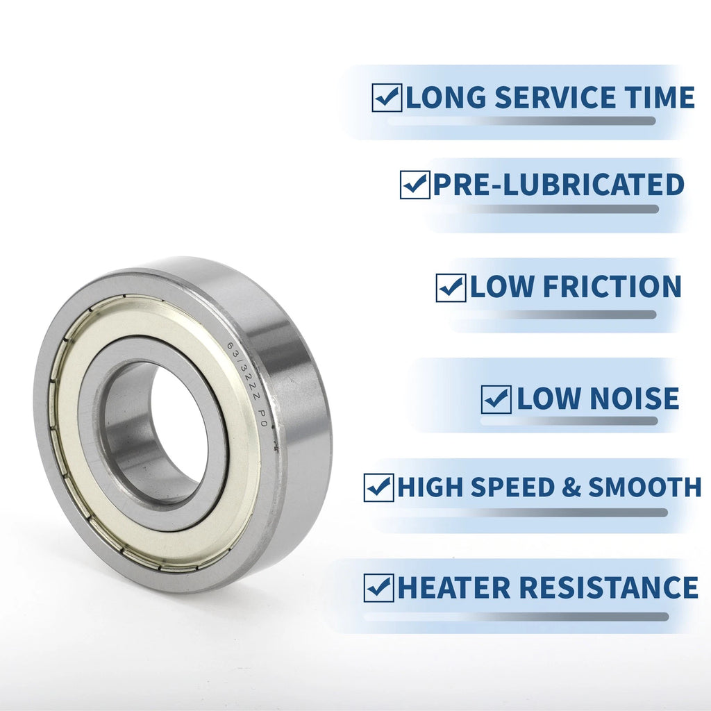 Deep Groove Ball Bearing 32x75x20mm for Scooter Skateboard (1 Pc)