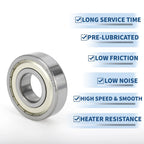 Deep Groove Ball Bearing 32x75x20mm for Scooter Skateboard (1 Pc)