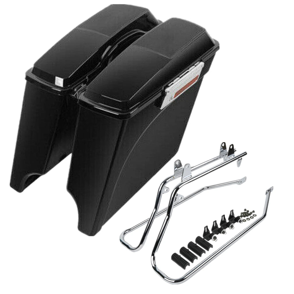 5" Stretched Saddlebags Speaker Lid Bracket for Harley Softail (1984–2017)