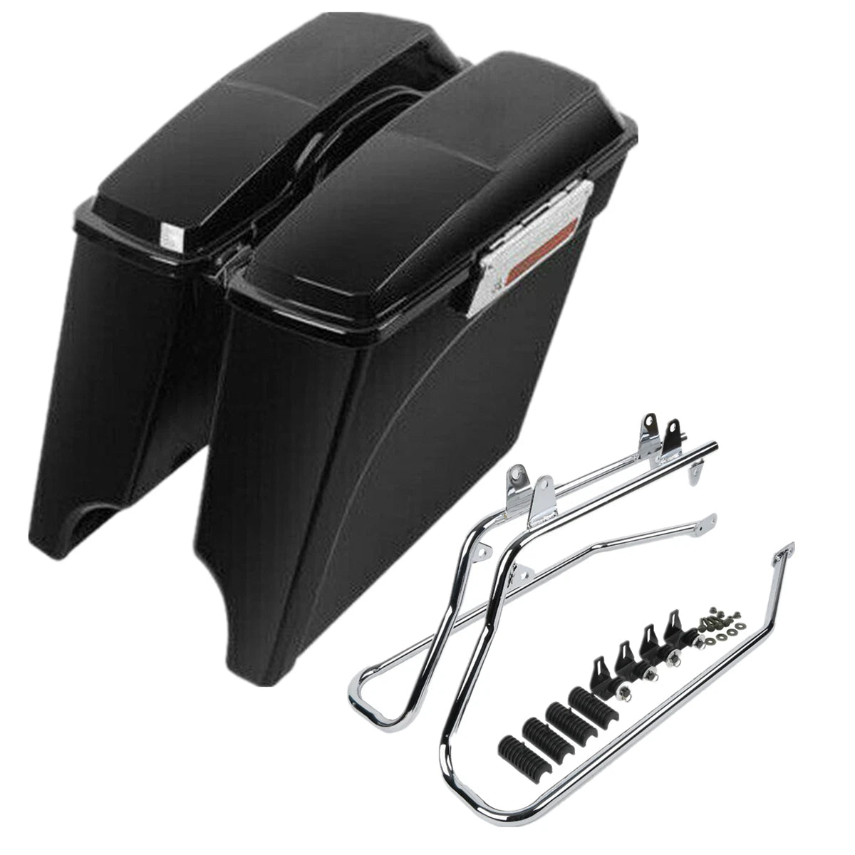 5" Stretched Saddlebags Speaker Lid Bracket for Harley Softail (1984–2017)