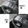 Black Rear Seat Adjustment Switch Frame Trim for Jeep Wrangler (2018-2021)