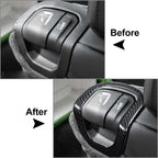 Black Rear Seat Adjustment Switch Frame Trim for Jeep Wrangler (2018-2021)