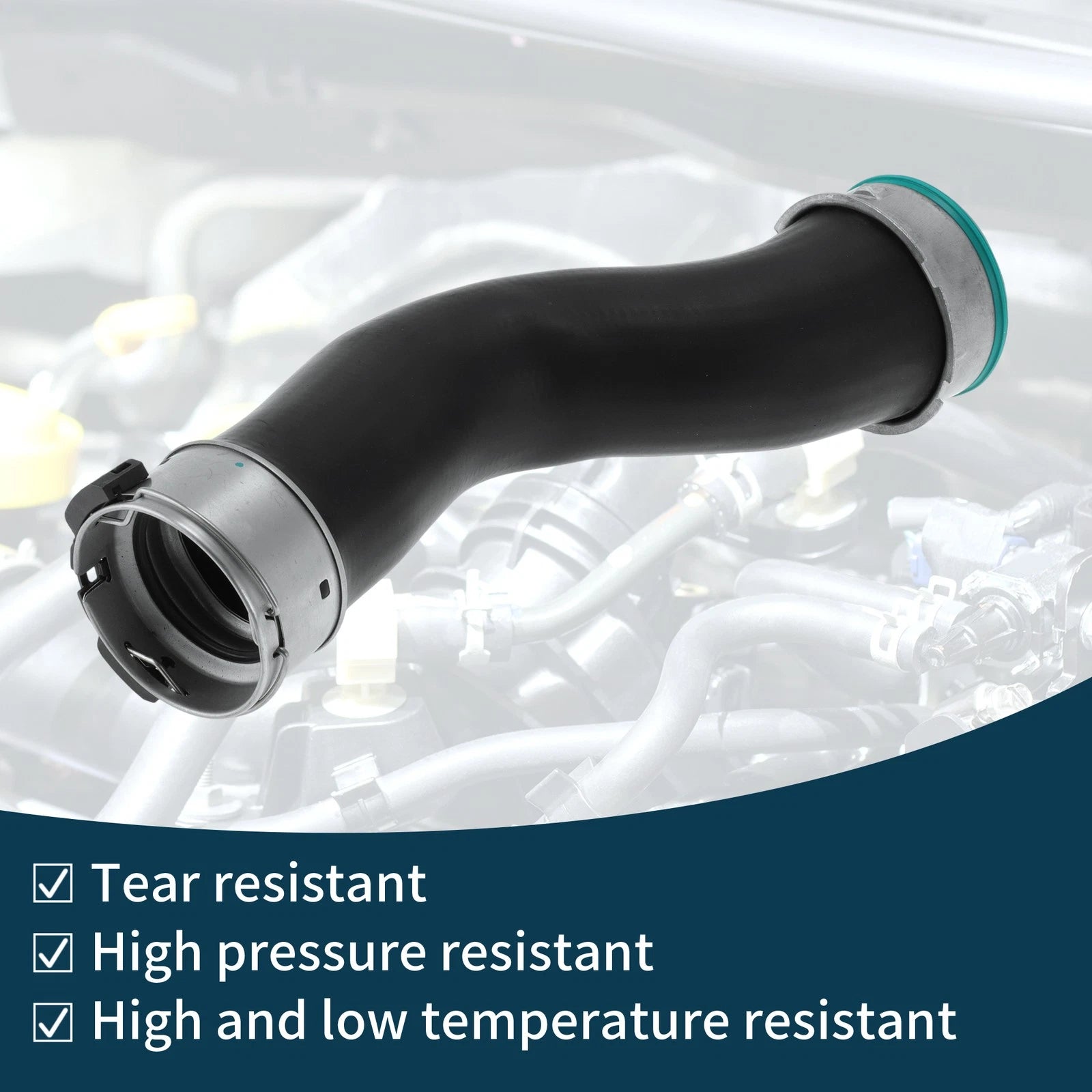 Radiator Hose for BMW X5 F15 F85 (2013–2015) No. 11618515638, Black