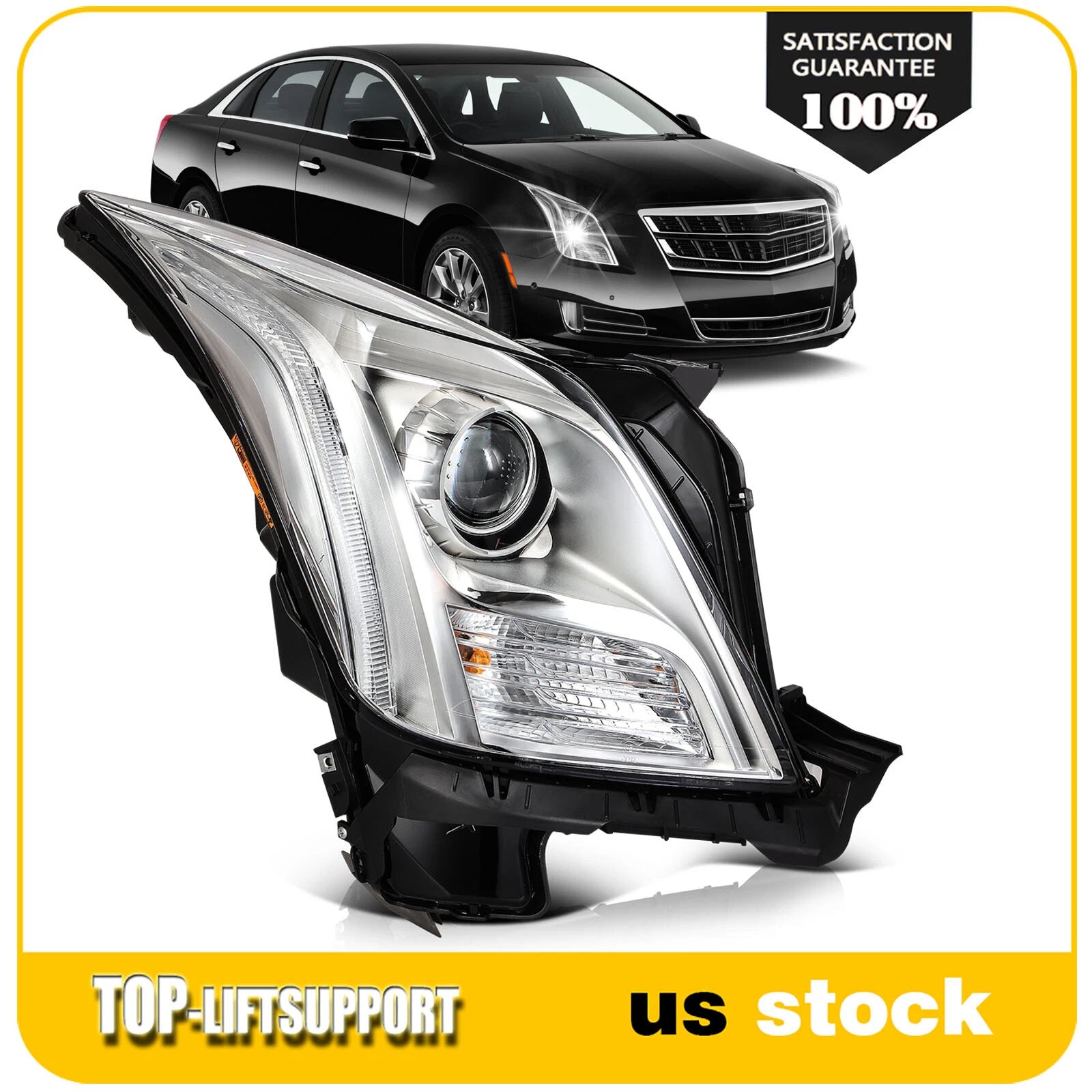 Right Side Headlight Assembly for Cadillac XTS (2013–2017)