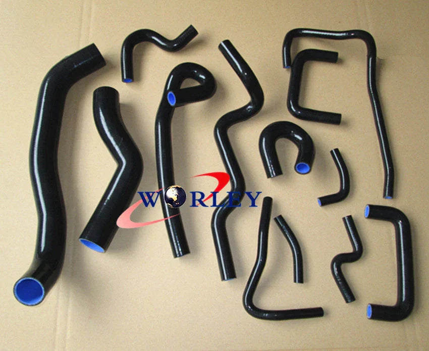 Radiator & Heater Hose Black for Nissan Skyline ECR33 GTS-25T GTS-4 (1995-1998)