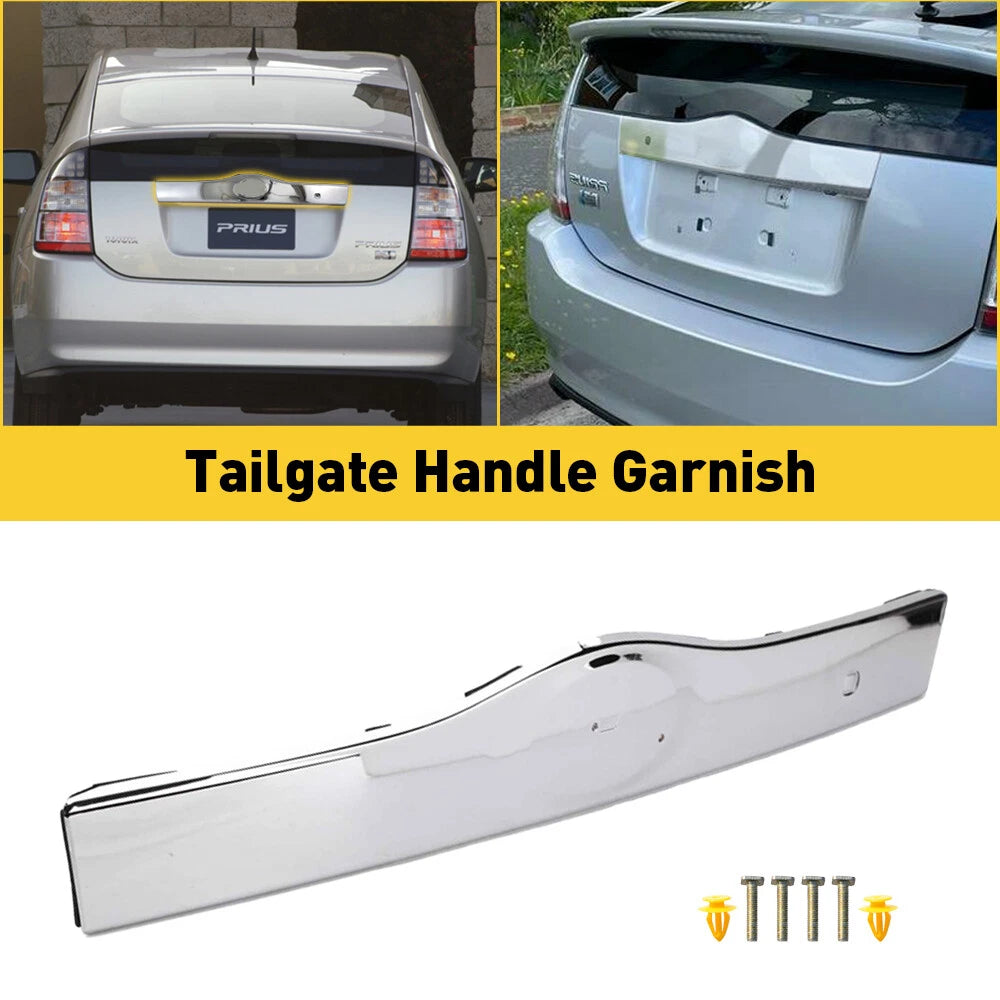 Chrome Rear Tailgate Liftgate Handle Garnish for Toyota Prius (2004–2009)